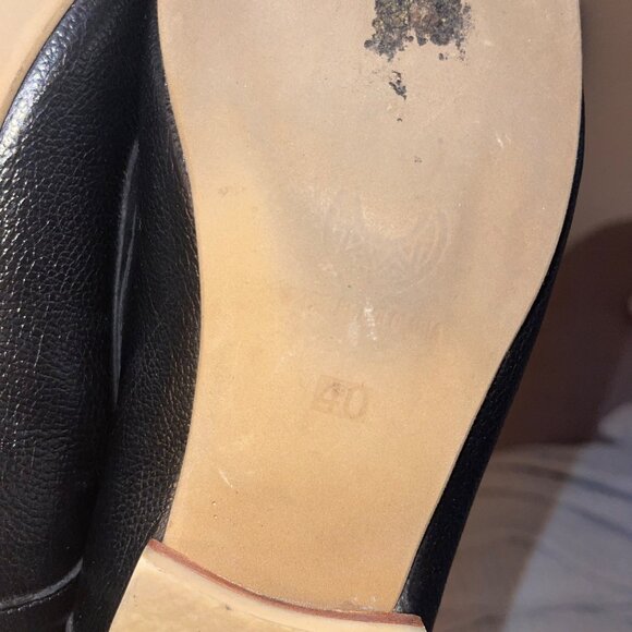 Stivali Womens Loafers  Size 9.5 Black New York Divinity Leather Casual - Picture 6 of 15